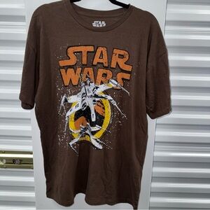 Star Wars Brown and Orange Graphic Tee